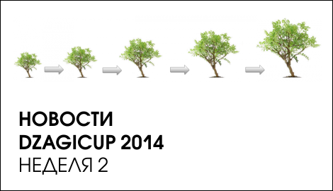 Новости DzagiCup 2014: неделя 2