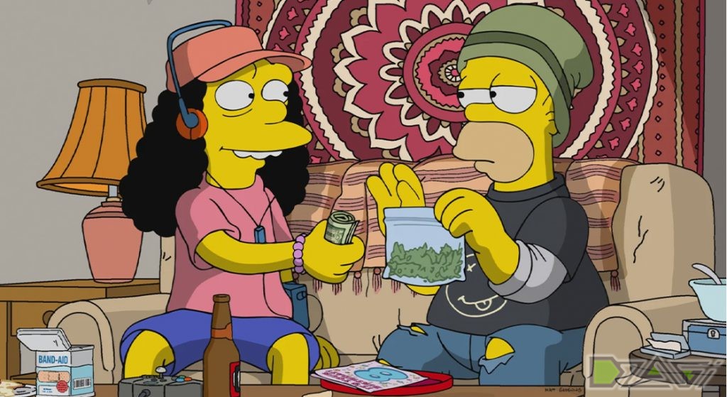 Симпсоны про марихуану